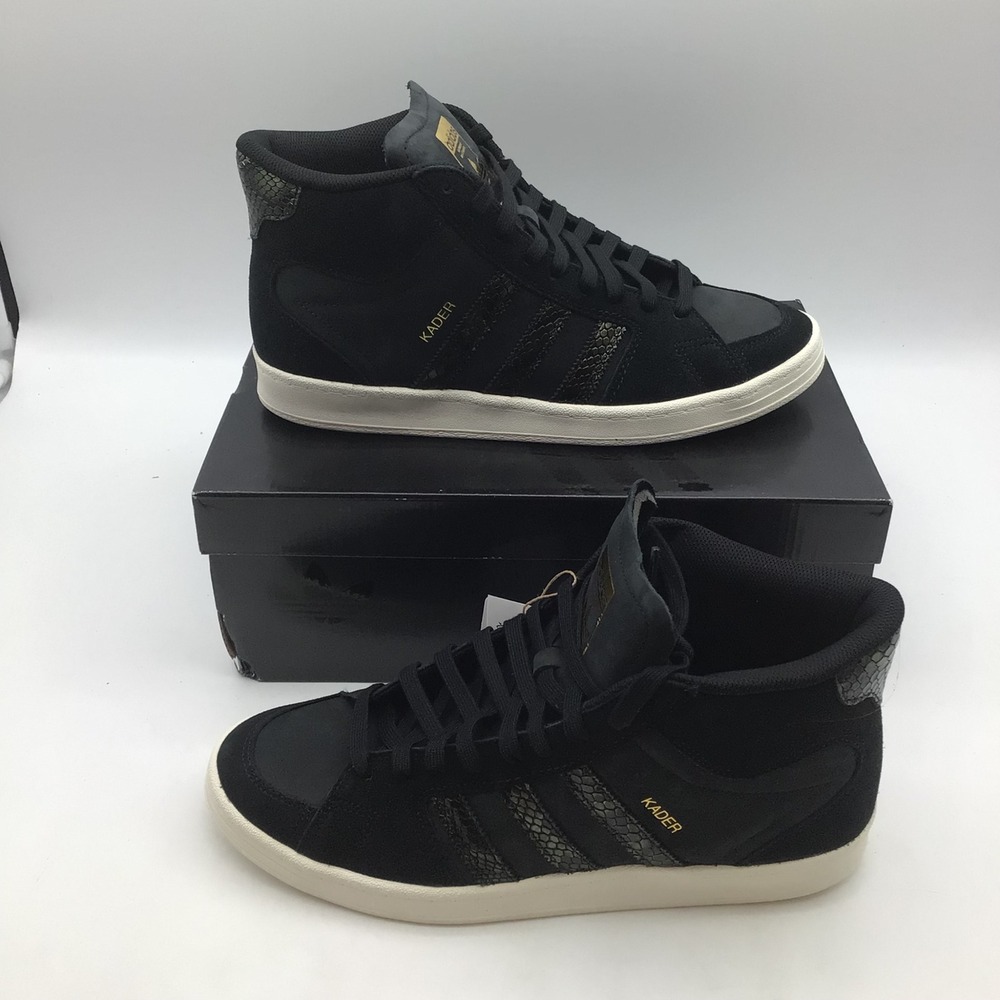Adidas Superskate x Kader Black Snakeskin Skate Shoes JQ4413 Mens‎ Size 10 NEW